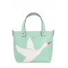 'En L'Air le Sac Oie' Sac Cabas Cuir Nappa Opaline & Or