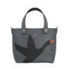 'En L'Air le Sac Oie' Nappa Leather Handbag Ardoise & Gold