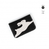 'En L'Air Carte Lièvre' Nappa Leather Card Holder Black