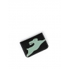 'En L'Air Carte Lièvre' Nappa Leather Card Holder Black