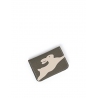 'En L'Air Carte Lièvre' Nappa Leather Card Holder Elephant Grey