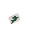'En L'Air Carte Lièvre' Nappa Leather Card Holder Cream