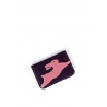 'En L'Air Carte Lièvre' Nappa Leather Card Holder Dark Purple