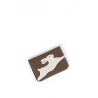 'En L'Air Carte Lièvre' Nappa Leather Card Holder Volcan