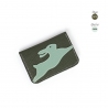 'En L'Air Carte Lièvre' Nappa Leather Card Holder Taiga