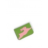 'En L'Air Carte Lièvre' Nappa Leather Card Holder Apple Green