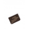 'En L'Air Carte Lièvre' Nappa Leather Card Holder Chocolate