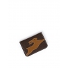 'En L'Air Carte Lièvre' Porte Carte Cuir Nappa Chocolat