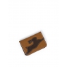 'En L'Air Carte Lièvre' Porte Carte Cuir Nappa Cognac