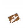 'En L'Air Carte Lièvre' Nappa Leather Card Holder Cognac