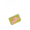 'En L'Air Carte Lièvre' Nappa Leather Card Holder Paille