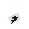 'En L'Air Carte Lièvre' Nappa Leather Card Holder Snow White