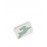 'En L'Air Carte Lièvre' Nappa Leather Card Holder Snow White