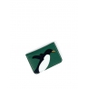 'En L'Air Carte Pingouin' Porte Carte Cuir Nappa Vert Pin