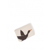 'En L'Air Carte Oie' Nappa Leather Card Holder Cream
