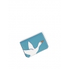 'En L'Air Carte Oie' Nappa Leather Card Holder Sky Blue