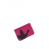 'En L'Air Carte Oie' Nappa Leather Card Holder Pink