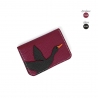 'En L'Air Carte Oie' Nappa Leather Card Holder Dark Red