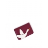 'En L'Air Carte Oie' Nappa Leather Card Holder Dark Red