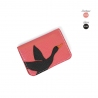 'En L'Air Carte Oie' Nappa Leather Card Holder Watermelon