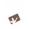 'En L'Air Carte Oie' Nappa Leather Card Holder Volcan