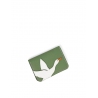 'En L'Air Carte Oie' Nappa Leather Card Holder Asperge