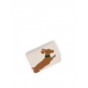 'En L'Air Carte Téckel'  Nappa Leather Card Holder Cream