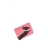 'En L'Air Carte Téckel'  Nappa Leather Card Holder Rose