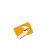 'En L'Air Carte Téckel'  Nappa Leather Card Holder Yellow