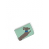 'En L'Air Carte Téckel'  Nappa Leather Card Holder Opaline