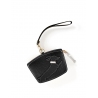 'En L'Air Monnaie Téckel'  Nappa Leather Wallet Black