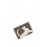 'En L'Air Carte Le Chat'  Nappa Leather Card Holder Elephant Grey