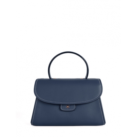 'Chantilly Bis' Nappa Leather handbag Night Blue & Gold