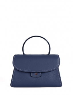 'Chantilly Bis' Nappa Leather handbag Navy Blue & Gold