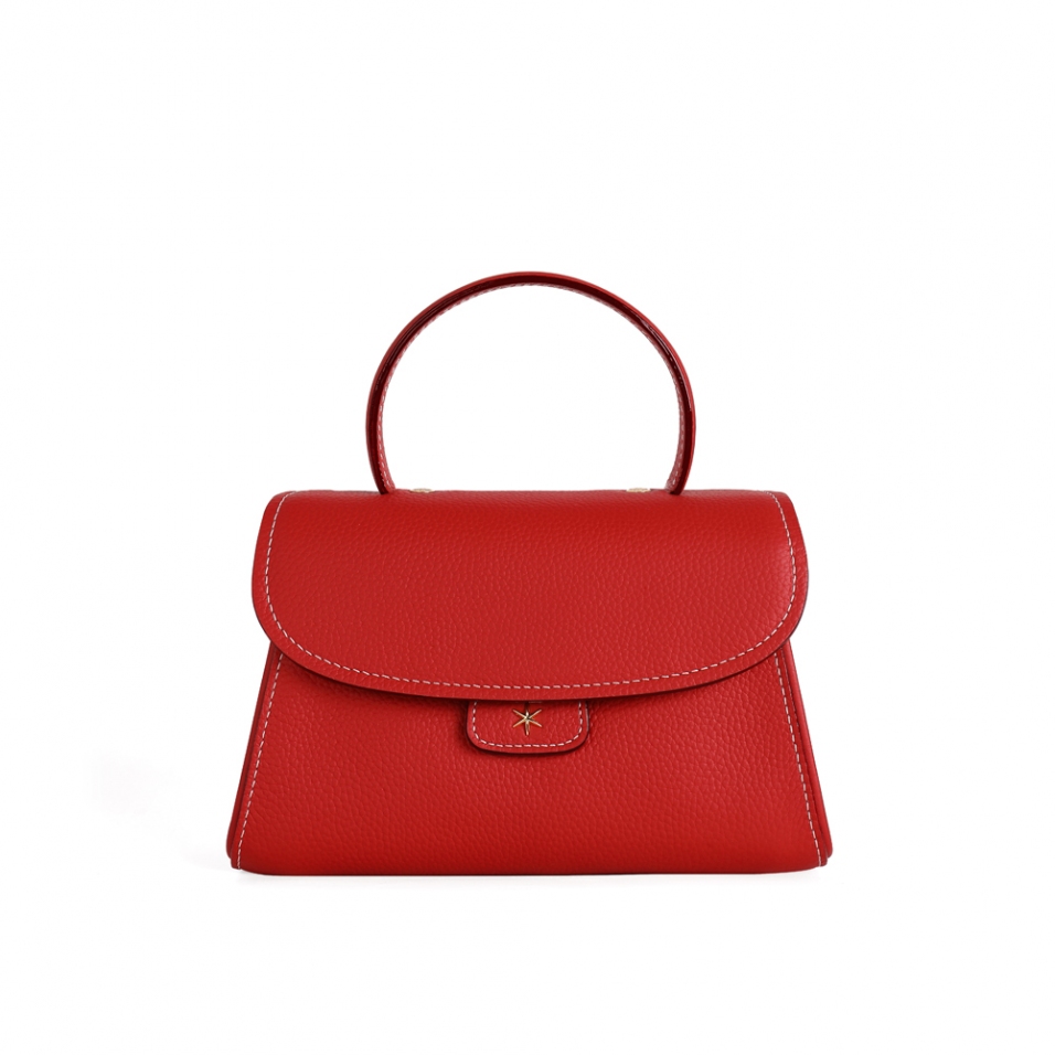 'Chantilly Bis' Sac à main Cuir Nappa Écrevisse & Or
