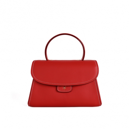 'Chantilly Bis' Sac à main Cuir Nappa Écrevisse & Or