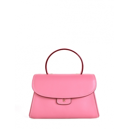 'Chantilly Bis' Sac à main Cuir Nappa Rose & Or