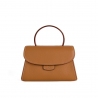 'Chantilly Bis' Nappa Leather handbag Cognac & Gold