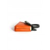 'Chantilly Le chat' Sac à main Cuir Nappa orange & Or