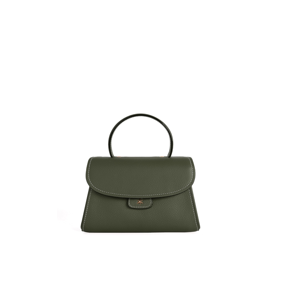 'Chantilly Bis' Sac à main Cuir Nappa Taiga & Or