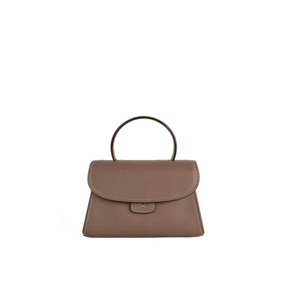 'Chantilly Bis' Nappa Leather handbag Volcan & Gold