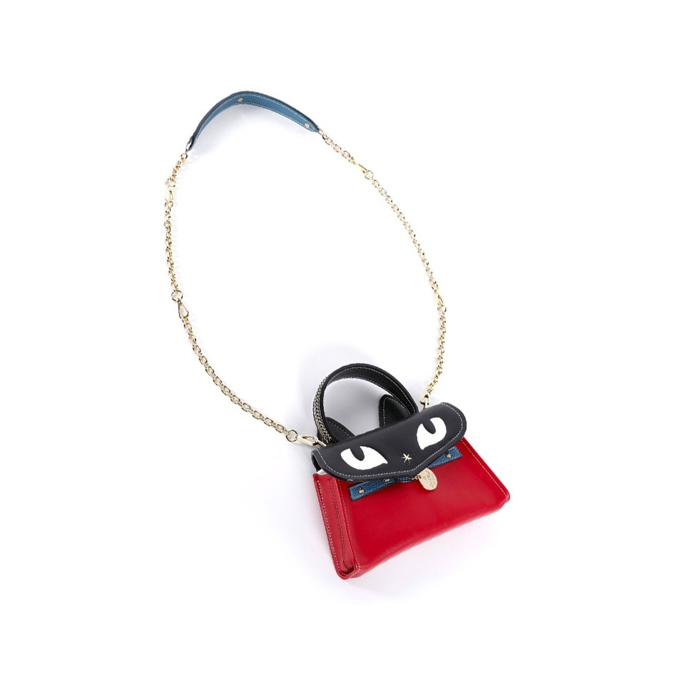 'Chantilly Le chat Premier' Sac à main Cuir 