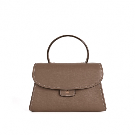 'Chantilly Bis' Nappa Leather handbag Volcan & Gold