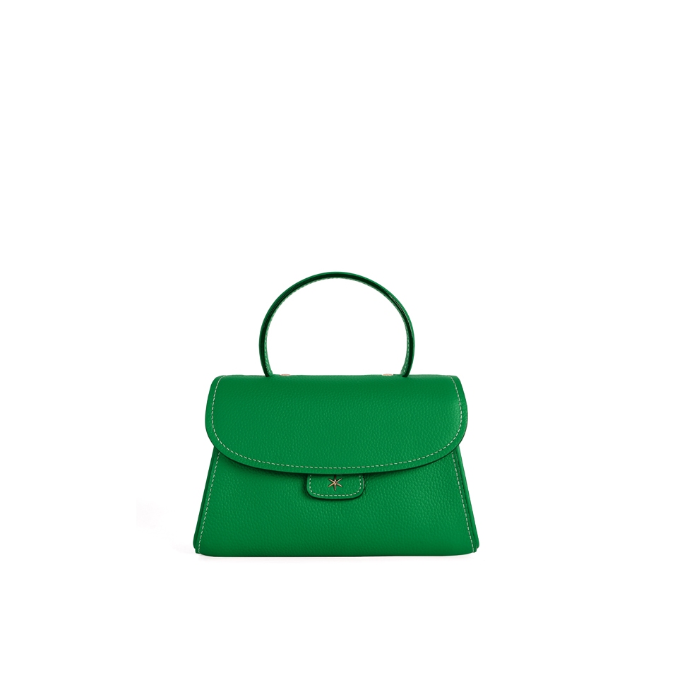 'Chantilly Bis' Nappa Leather handbag Green & Gold
