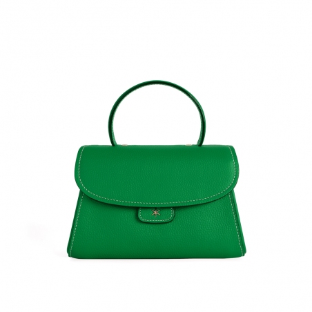 'Chantilly Bis' Nappa Leather handbag Green & Gold