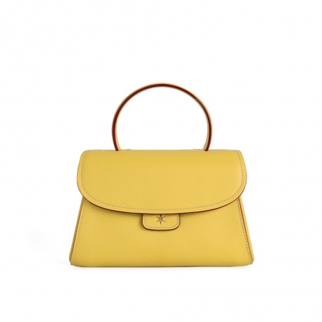 'Chantilly Bis' Nappa Leather handbag Anis & Gold
