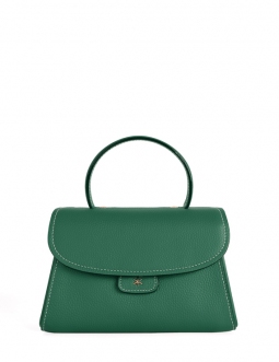 'Chantilly Bis' Nappa Leather handbag Vert Pin & Gold
