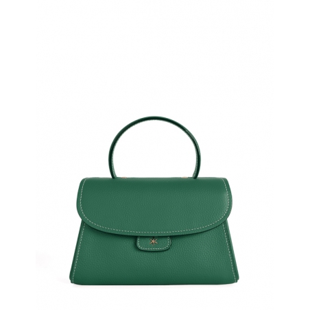 'Chantilly Bis' Nappa Leather handbag Vert Pin & Gold