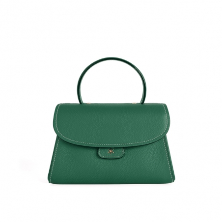 'Chantilly Bis' Nappa Leather handbag Vert Pin & Gold