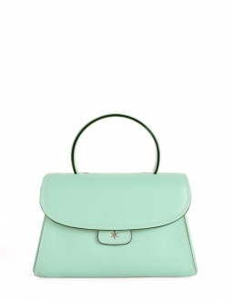 'Chantilly Bis' Sac à main Cuir Nappa Opaline & Or